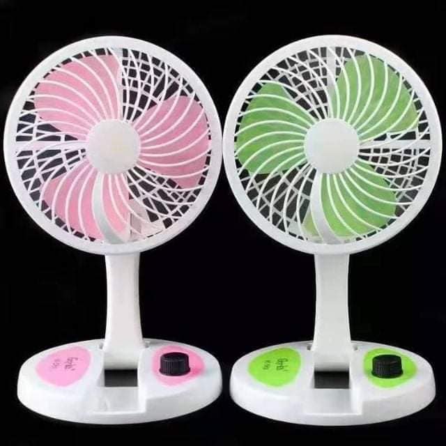 Rechargeable folding Fan With Led Light